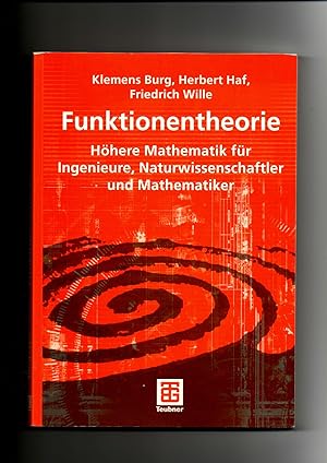 Image du vendeur pour Klemens Burg, Herbert Haf, Funktionentheorie - Hhere Mathematik fr Ingenieure mis en vente par sonntago DE