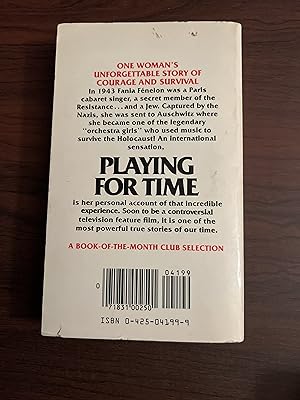 Seller image for Fania Fenelon: Playing For Time for sale by Alicesrestraunt