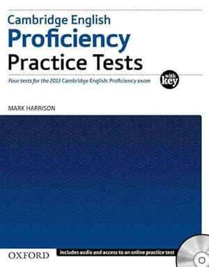 Immagine del venditore per Cambridge English Proficiency Practice Tests with Key : Four Tests for Cambridge English: Proficiency venduto da GreatBookPricesUK