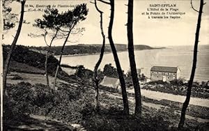 Ansichtskarte / Postkarte Saint Efflam Plestin les Grèves Côtes-dArmor, L'Hôtel de la Plage