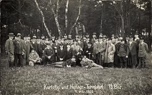 Foto Ansichtskarte / Postkarte Berlin Tempelhof, Kartoffel und Herings-Turnfahrt 13. Bezirk 1925