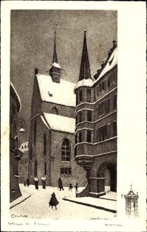 Künstler Ansichtskarte / Postkarte Hansi, Jean Jacques Waltz, Colmar Kolmar Elsass Haut Rhin, Str...