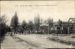 Ansichtskarte / Postkarte Saint Maur Val de Marne, Park, Quai de la Pie und Moulin de mon Tutu