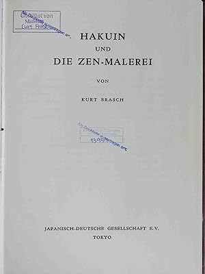 Seller image for Hakuin und die Zen-Malerei. for sale by books4less (Versandantiquariat Petra Gros GmbH & Co. KG)