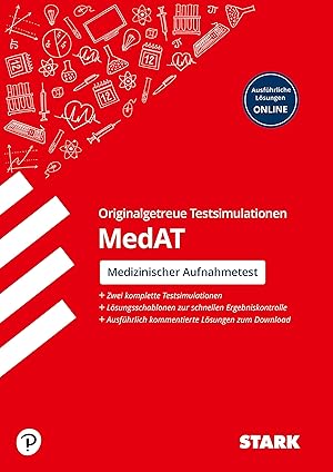 STARK Testsimulationen MedAT 2021/2022 - Testaufgaben mit Lösungen :