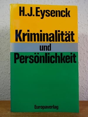 Seller image for Kriminalitt und Persnlichkeit for sale by Antiquariat Weber