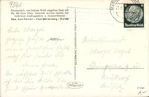 Landpoststempel Schindelbach über Marienberg, Schindelbachmühle Ansichtskarte, 21.06.1938