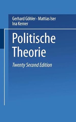 Seller image for Politische Theorie: 22 umkmpfte Begriffe zur Einfhrung for sale by Studibuch