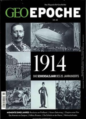 Bild des Verkufers fr GEO Epoche / GEO Epoche 65/2014 - 1914: Ungekrzte Ausgabe zum Verkauf von Express-Buchversand