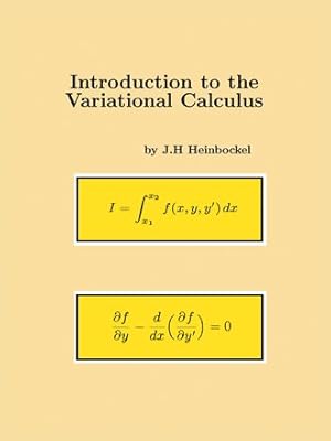 Imagen del vendedor de Introduction to the Variational Calculus a la venta por GreatBookPrices