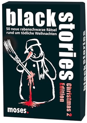 Imagen del vendedor de moses. black stories Christmas Edition 2 | 50 rabenschwarze Rtsel | Das Krimi Kartenspiel a la venta por Express-Buchversand