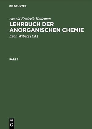 Seller image for Lehrbuch der anorganischen Chemie for sale by Express-Buchversand