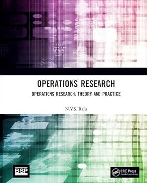 Bild des Verkufers fr Operations Research : Operations Research: Theory and Practice zum Verkauf von AHA-BUCH GmbH