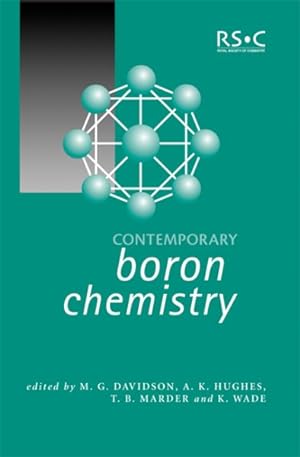 Imagen del vendedor de Contemporary Boron Chemistry a la venta por GreatBookPricesUK