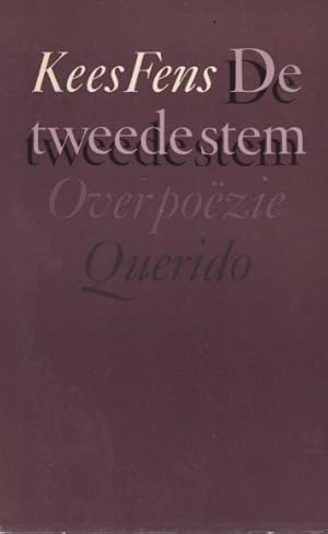Seller image for De tweede stem. Over poe?zie for sale by In 't Wasdom - antiquariaat Cornelissen & De Jong