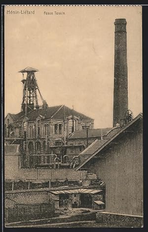 Ansichtskarte Hénin-Liétard, Fosse Tonkin, Kohlebergbau