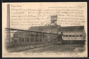 Carte postale Mines de Béthune, Fosse no 9