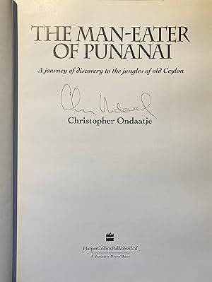 The man-eater of Punanai: a journey of discovery to the jungles of old Ceylon