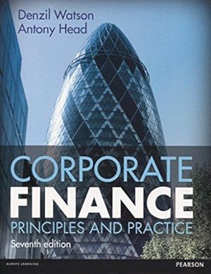 Immagine del venditore per Corporate Finance: Principles and Practice venduto da WeBuyBooks