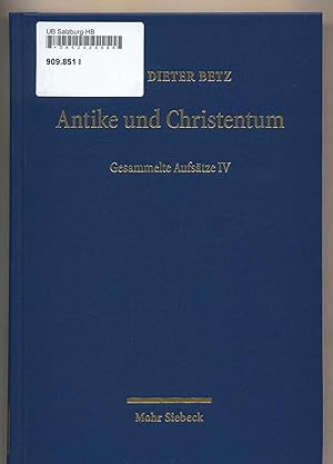 Bild des Verkufers fr Antike und Christentum zum Verkauf von avelibro OHG