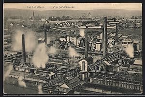 Ansichtskarte Hénin-Liétard, Vue panoramique, Kohlebergbau
