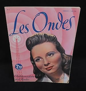 Seller image for LES ONDES, L'Hebdomadaire de la Radio . for sale by Librairie Franck LAUNAI