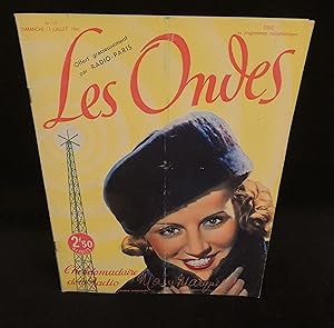 Imagen del vendedor de LES ONDES, L'Hebdomadaire de la Radio . a la venta por Librairie Franck LAUNAI