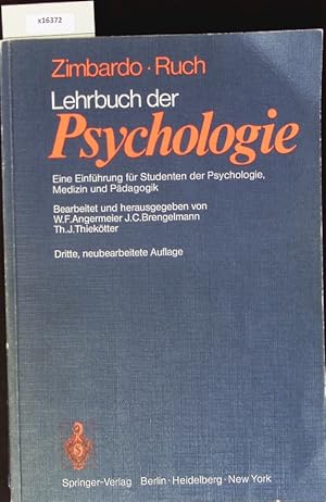 Bild des Verkufers fr Lehrbuch der Psychologie. zum Verkauf von Antiquariat Bookfarm