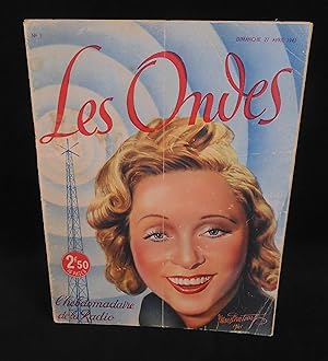 Seller image for LES ONDES, L'Hebdomadaire de la Radio . for sale by Librairie Franck LAUNAI