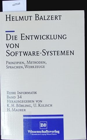 Bild des Verkufers fr Die Entwicklung von Software-Systemen. Reihe Informatik. zum Verkauf von Antiquariat Bookfarm