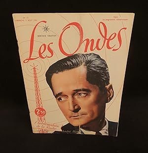 Immagine del venditore per LES ONDES, L'Hebdomadaire de la Radio . venduto da Librairie Franck LAUNAI