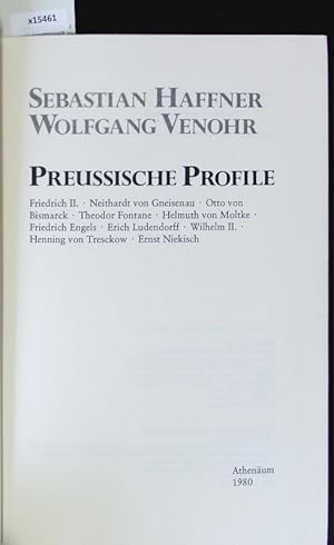 Bild des Verkufers fr Preuische Profile. zum Verkauf von Antiquariat Bookfarm