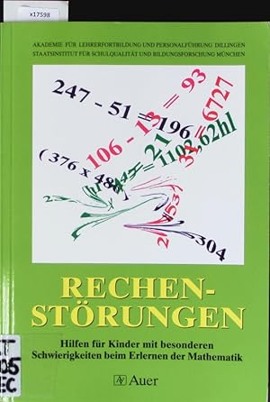 Seller image for Rechenstrungen. for sale by Antiquariat Bookfarm