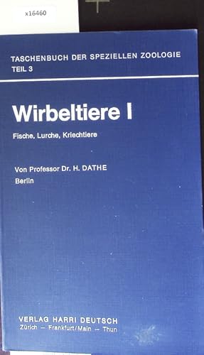 Seller image for Wirbeltiere. Taschenbuch der speziellen Zoologie. for sale by Antiquariat Bookfarm