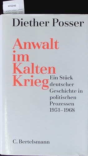 Seller image for Anwalt im kalten Krieg. for sale by Antiquariat Bookfarm