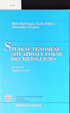 Bild des Verkufers fr Studi su fenomeni, situazioni e forme del bilinguismo. Educazione bilingue; 20. zum Verkauf von Antiquariat Bookfarm