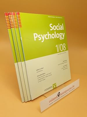 Social Psychology ; Volume 39 ; number 1-4 ; 2008 ; (4 issues)