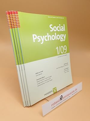 Social Psychology ; Volume 40 ; number 1-4 ; 2009 ; (4 issues)