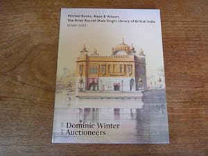 Imagen del vendedor de Printed Books, Maps & Atlases. The Brian Russell (Kala Singh) Library of British India. 10 May 2023 a la venta por Peter Rhodes