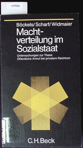 Seller image for Machtverteilung im Sozialstaat. Beck'sche schwarze Reihe. for sale by Antiquariat Bookfarm