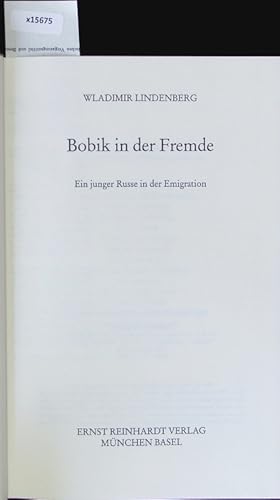 Bild des Verkufers fr Bobik in der Fremde. zum Verkauf von Antiquariat Bookfarm