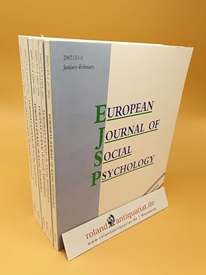 European Journal of Social Psychology ; 2007/37-1 - 2007/37-6 ; January-December ; (6 issues)
