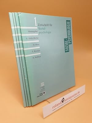 Zeitschrift für Sozialpsychologie ; 31. Jahrgang ; Heft 1-4 ; März, Juni, September, Dezember ; 2...