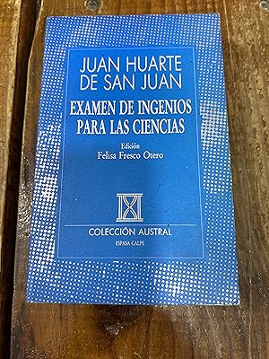 Seller image for Examen de ingenios para las ciencias (Pensamiento) (Spanish Edition) for sale by Trfico de Libros Lavapies