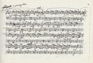 Intermezzi Opus 119 Nr. 2 und 3. Faksimile des Autographs. Mit einem Vorwort von Friedrich G. Zei...