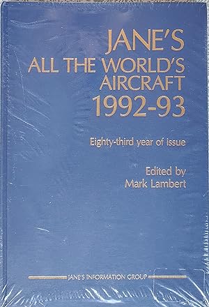 Immagine del venditore per Jane's All the World's Aircraft, 1992-93 venduto da Mom's Resale and Books