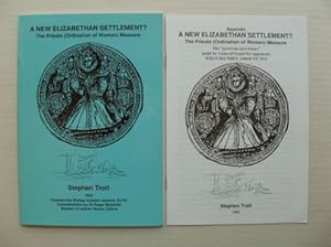 Bild des Verkufers fr A New Elizabethan Settlement ? - The Priests (Ordination of Women) Measure zum Verkauf von Goldring Books