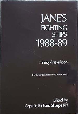 Bild des Verkufers fr Jane's fighting ships 1988-89 zum Verkauf von Mom's Resale and Books