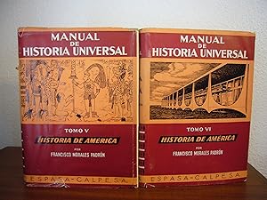 Image du vendeur pour MANUAL DE HISTORIA UNIVERSAL, TOMOS V Y VI: HISTORIA GENERAL DE AMRICA mis en vente par Libros Mmesis
