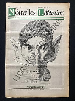 LES NOUVELLES LITTERAIRES-N°2334-DU 19 AU 25 JUIN 1972-KAFKA